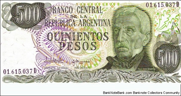 500 Pesos Banknote