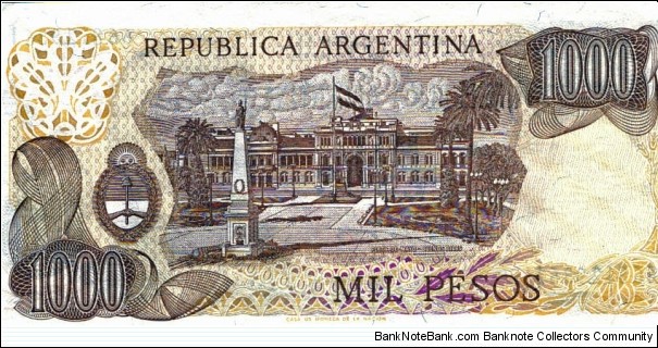 Banknote from Argentina year 1980