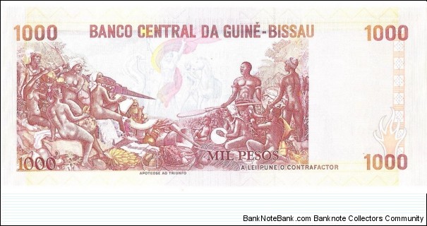 Banknote from Guinea-Bissau year 1993