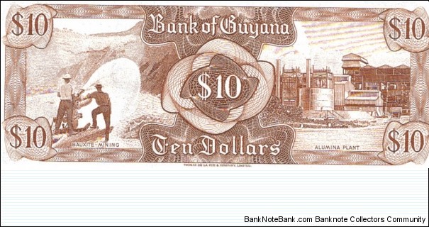 Banknote from Guyana year 1992