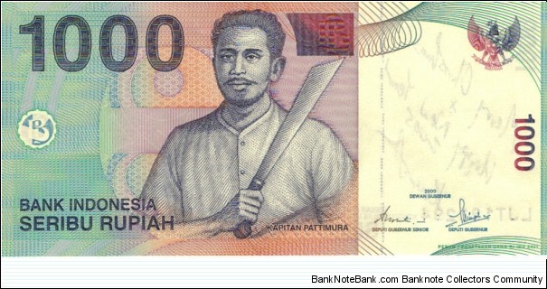 Banknote from Indonesia year 2000