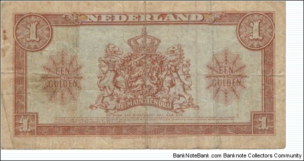 Banknote from Netherlands year 1945