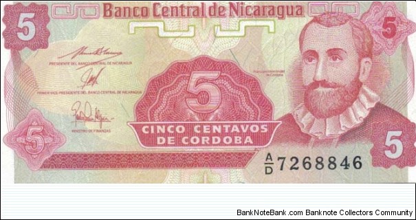 5 Centavos Banknote