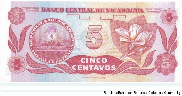 Banknote from Nicaragua year 1991