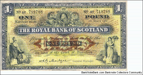 1 Pound  Banknote