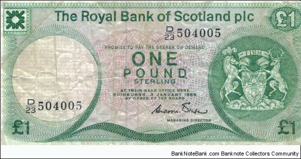 1 Pound Banknote