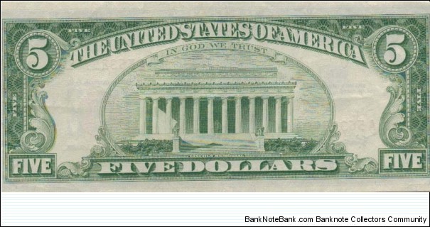 Banknote from USA year 1963