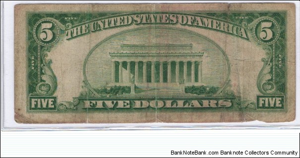 Banknote from USA year 1934