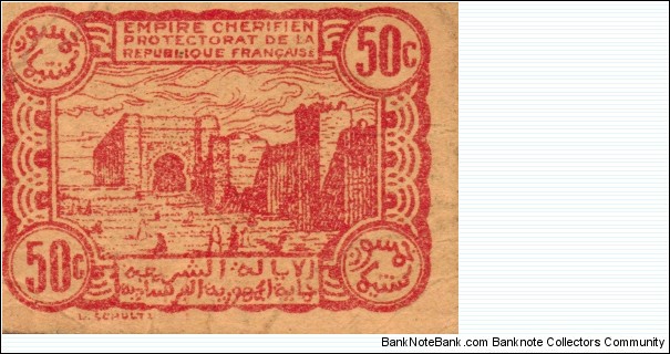 Banknote from Algeria year 1944