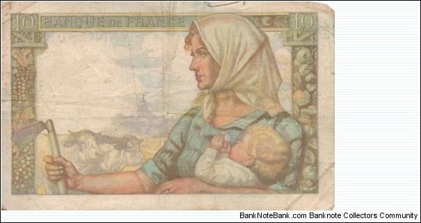 Banknote from France year 1943