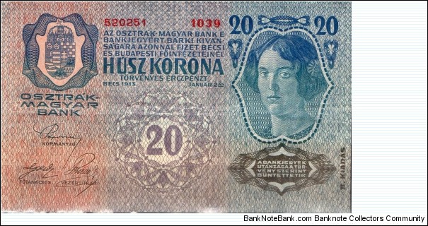 Banknote from Austria year 1919