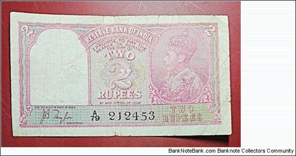 2 Rupee Currency Signed by J B Taylor
Extremely Rare Currency to get.. Banknote