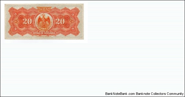 Banknote from Mexico year 1913