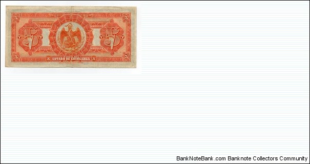 Banknote from Mexico year 1913