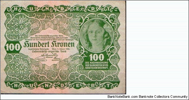 100 Kronen Banknote