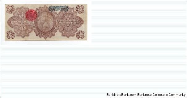 Banknote from Mexico year 1915