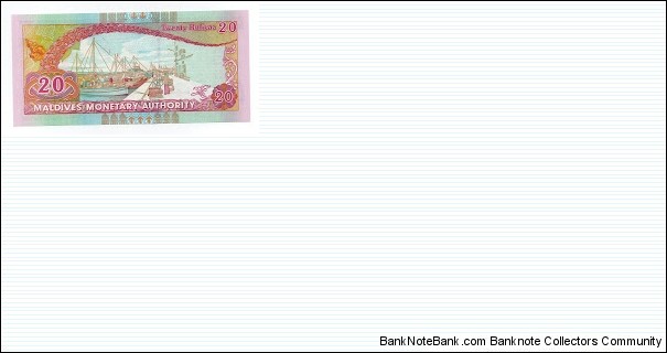 Banknote from Maldives year 0