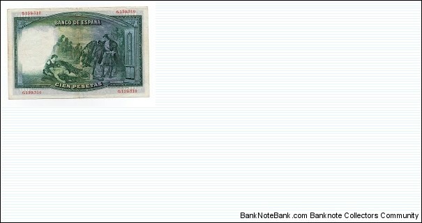 Banknote from Spain year 1931