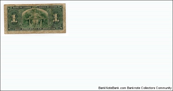 Banknote from Canada year 1937