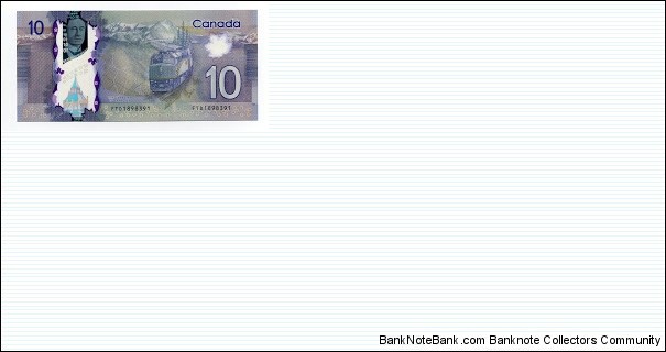 10 DOLLARS BANK OF CANADA POLYMER Banknote
