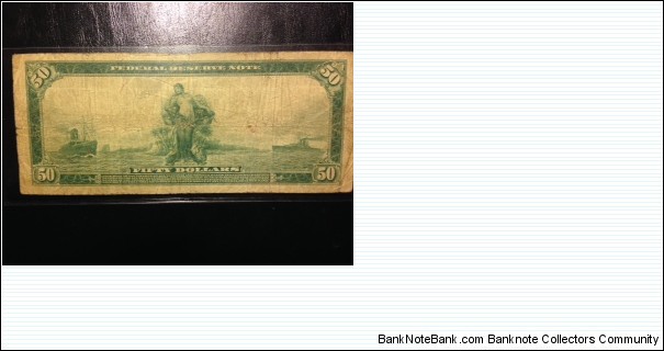 Banknote from USA year 1914