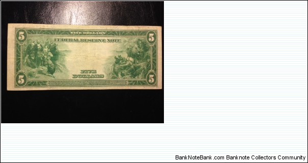 Banknote from USA year 1914