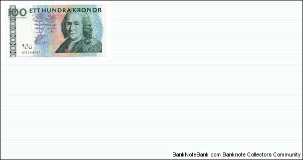 100 Kronor Sveriges Riksbank Banknote