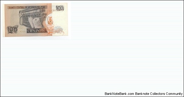 Banknote from Peru year 1987