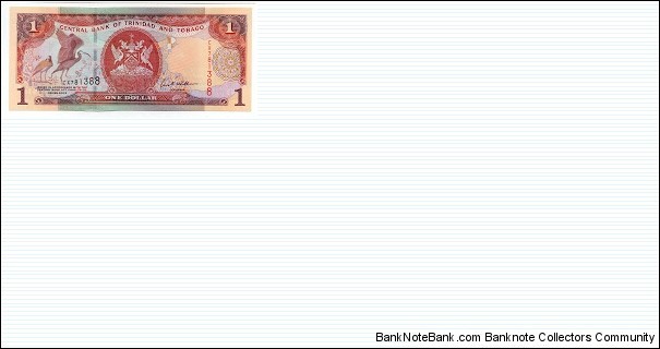 1 Dollar Central Bank of Trinidad and Tobago Banknote