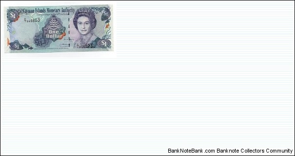 1 Dollar Cayman Islands Monetary Authority Banknote