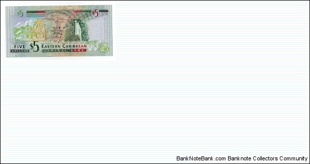 Banknote from East Caribbean St. year 0