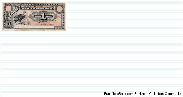 1 Sucre Banco Sur Americano Banknote