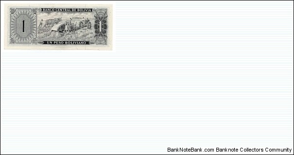 Banknote from Bolivia year 1962