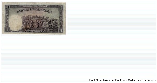 Banknote from Uruguay year 1935