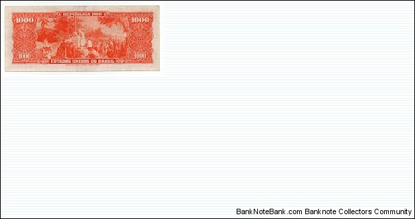 Banknote from Brazil year 1963