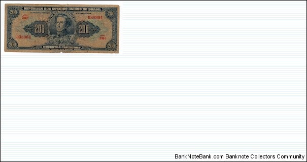 200 Cruzeiros Banknote