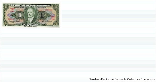 10 Cruzeiros Banknote