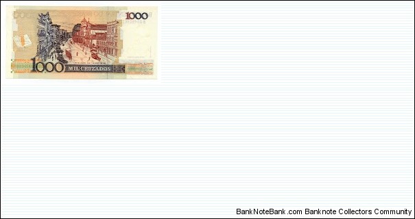 Banknote from Brazil year 1989