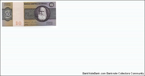 10 Cruzeiros Banco Central de Brasil Banknote