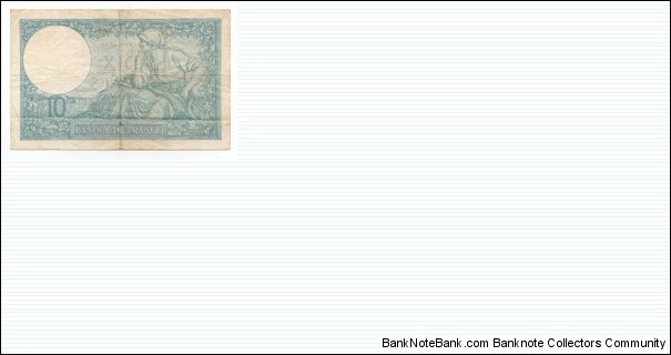 Banknote from France year 1940