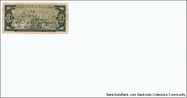 Banknote from Cuba year 1986