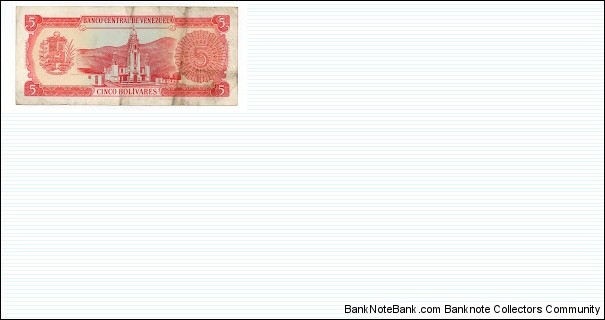 Banknote from Venezuela year 1989