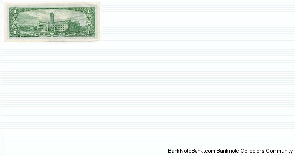 Banknote from Taiwan year 1972