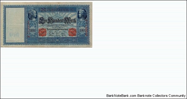 Banknote from Germany year 1910