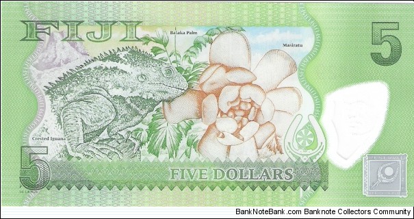 Banknote from Fiji year 2013