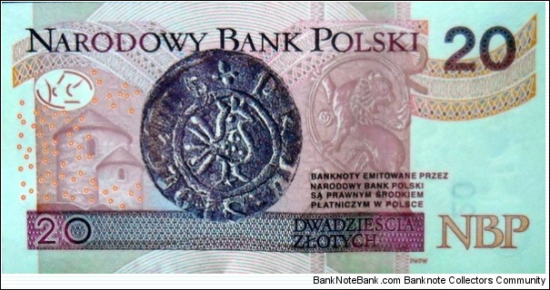 Banknote from Poland year 2012