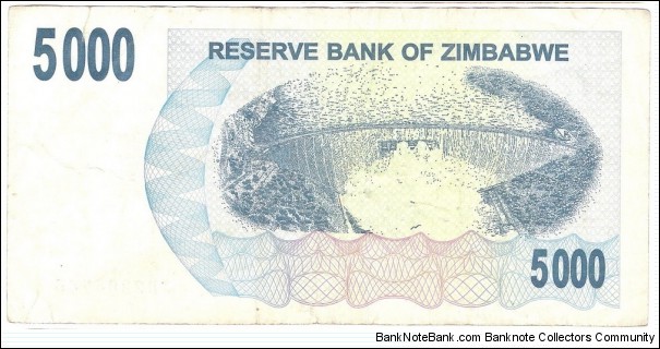 Banknote from Zimbabwe year 2007