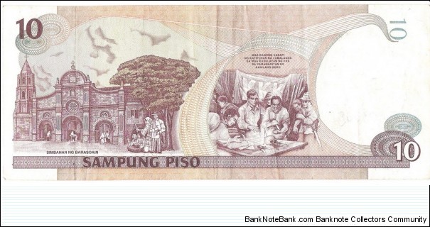 Banknote from Philippines year 1998