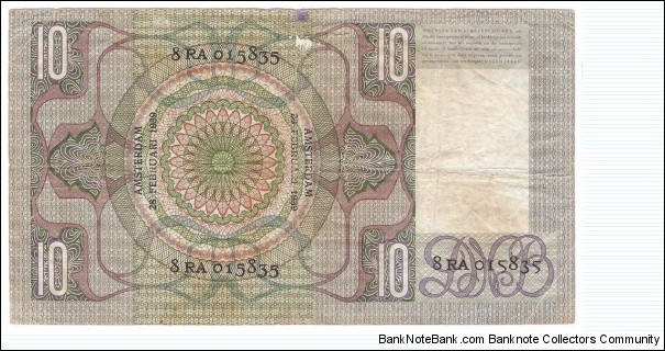 Banknote from Netherlands year 1939