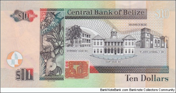 Banknote from Belize year 2011